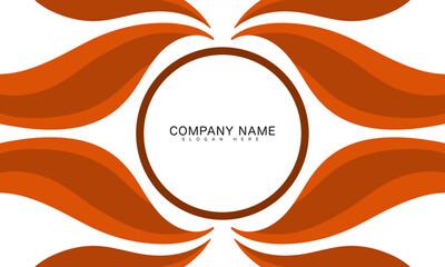 wavy style visiting card template. abstract business card template. abstract shape