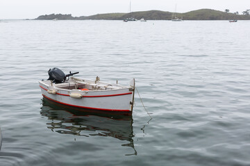 Fototapeta na wymiar Artisanal fishing boat, local fishing, inshore fishing, inshore fishing