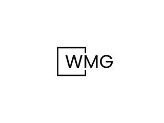 WMG Letter Initial Logo Design Vector Illustration