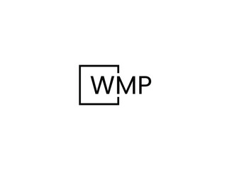 WMP Letter Initial Logo Design Vector Illustration
