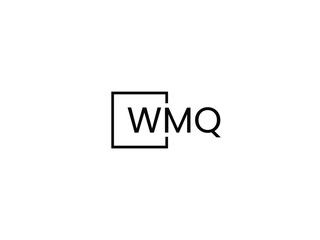 WMQ Letter Initial Logo Design Vector Illustration