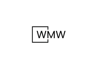 WMW Letter Initial Logo Design Vector Illustration
