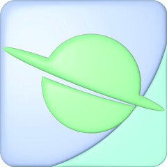 Planet icon sign. Globe and Communication Icons - Smart Series. Vector set of cartoon planets. Colorful set of isolated objects. Space background. Fantasy planets.