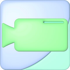 Camera viewfinder icon, isometric 3d style Movie Camera /camera, video camera, camcoder, cam, movie-film production