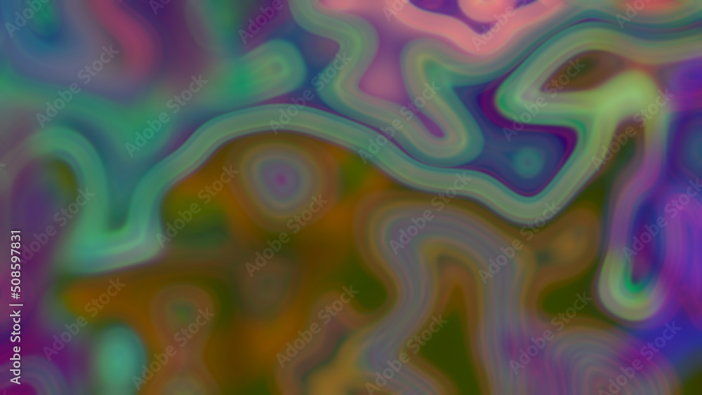 Canvas Prints abstract fantasy textured multicolored background.