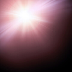 Light and Lens Flare Background