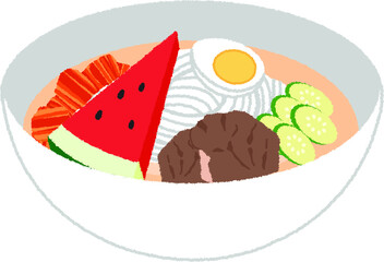 盛岡冷麺のイラスト