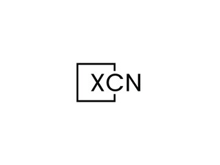 XCN letter initial logo design vector illustration