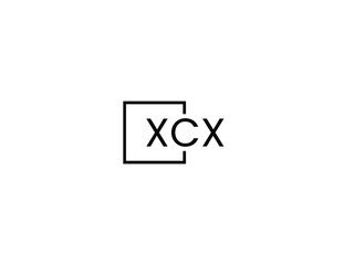 XCX letter initial logo design vector illustration