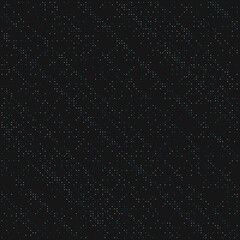 Fototapeta premium Rule 210 Elementary cellular automaton random seed sample implementation illustration