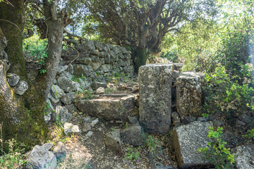 Amazing views from Sidyma which was a town of ancient Lycia, at what is now the small village of Dudurga in Muğla,Turkey. It lies on the hiking way of Lycian way (Likya yolu). 