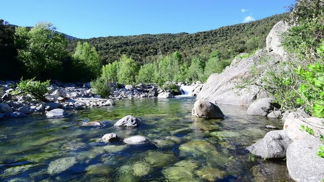 Travo River in Corsica.
France. 4k footage in real time.