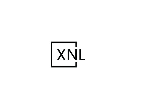 XNL letter initial logo design vector illustration