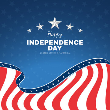 Happy Independence Day of the united states background