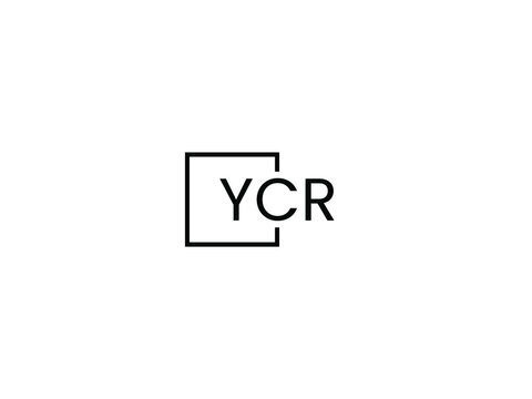 YCR Letter Initial Logo Design Vector Illustration
