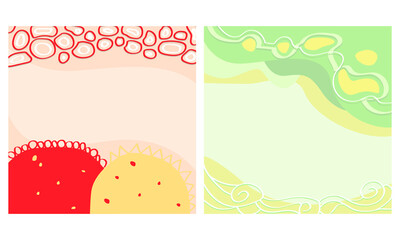 colorful creative background shapes modern