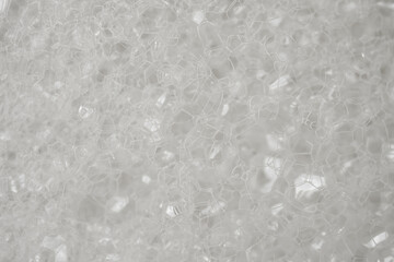 Abstract white soap foam texture background close up