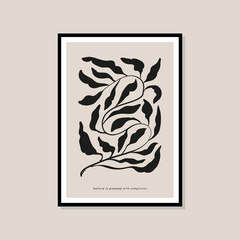 Bohemian minimalistic art print poster for your wall art collection and interior design decoration 