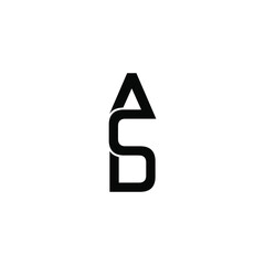 acd letter original monogram logo design