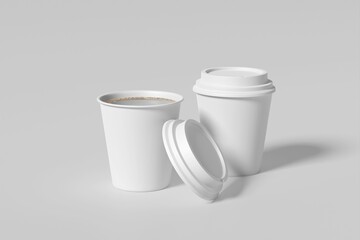 Coffee Cup & Pouch Packaging Mockup