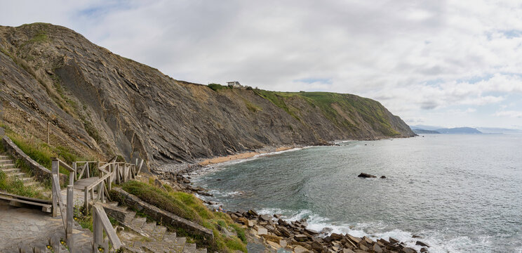 Barrika coast pano