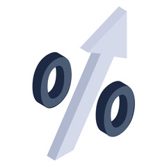Obraz premium Increasing Rate 