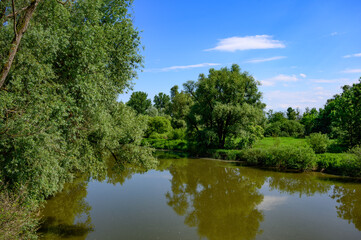 Fototapeta na wymiar river rott in the german region bevaria