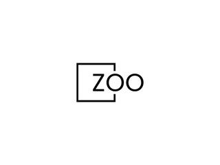 Obraz premium ZOO letter initial logo design vector illustration