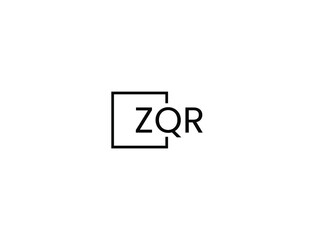 Obraz premium ZQR letter initial logo design vector illustration