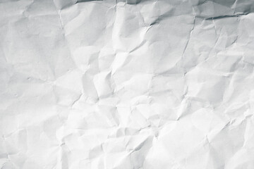 crumpled white paper texture background