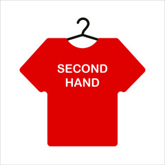 Second hand logo vector illustration