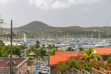 Le Marin bay, Martinique, France