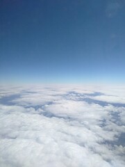blue sky with clouds