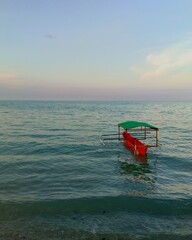 Obraz premium lifeguard chair on the beach