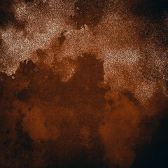 Abstract Black and Brown Watercolor Background