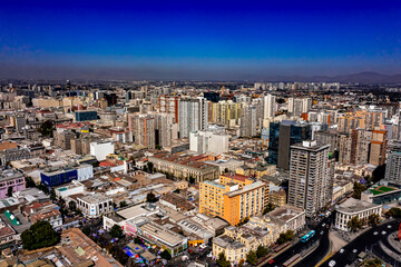 Fototapeta na wymiar Santiago de Chile | Luftbilder von Santiago de Chile
