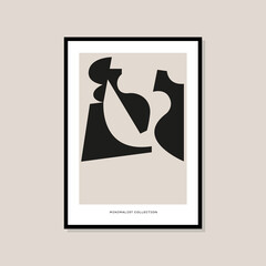 Bohemian minimalistic art print poster for your wall art collection and interior design decoration 
