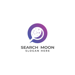 Logo search or discovery, logo search by combination, lab, moon, location, check, wave and sun. Logo with simple illustration editing.