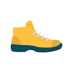 Camping Boot vector flat icon for web isolated on white background EPS 10 file