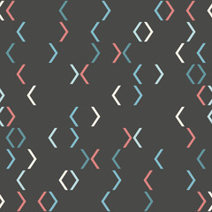 Abstract dark chevrons. The decor is suitable for print, fabrics, cups, packaging, notebooks, interior, kitchen, carpet.