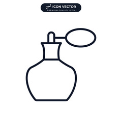 cologne spray. perfume icon symbol template for graphic and web design collection logo vector illustration