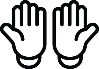 Gloves Vector Icon Design Illustration