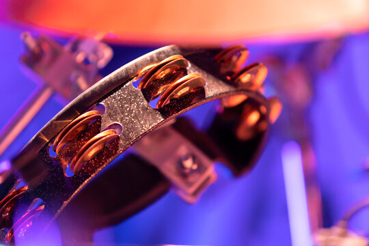 Tambourine on drums