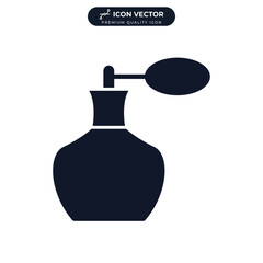 cologne spray. perfume icon symbol template for graphic and web design collection logo vector illustration