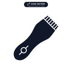 hair clipper icon symbol template for graphic and web design collection logo vector illustration