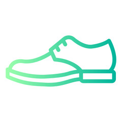 shoes gradient icon