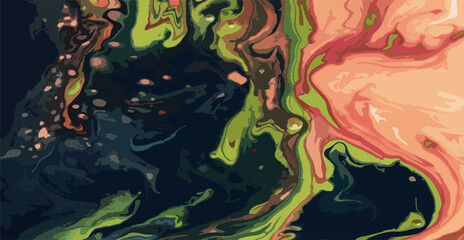 Background in liquid style. Liquid design with abstract elements. Applicable for design covers, presentation, invitation, flyers, annual reports, posters.