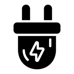 plug glyph icon