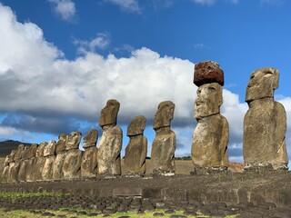 moai at easter island