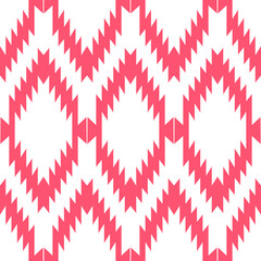 Fototapeta na wymiar pastel pink tribal pattern seamless repeat pattern